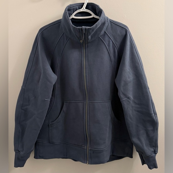 Sold | Lululemon Athletica Blue Scuba Full Zip Oversized - Picture 4 of 7